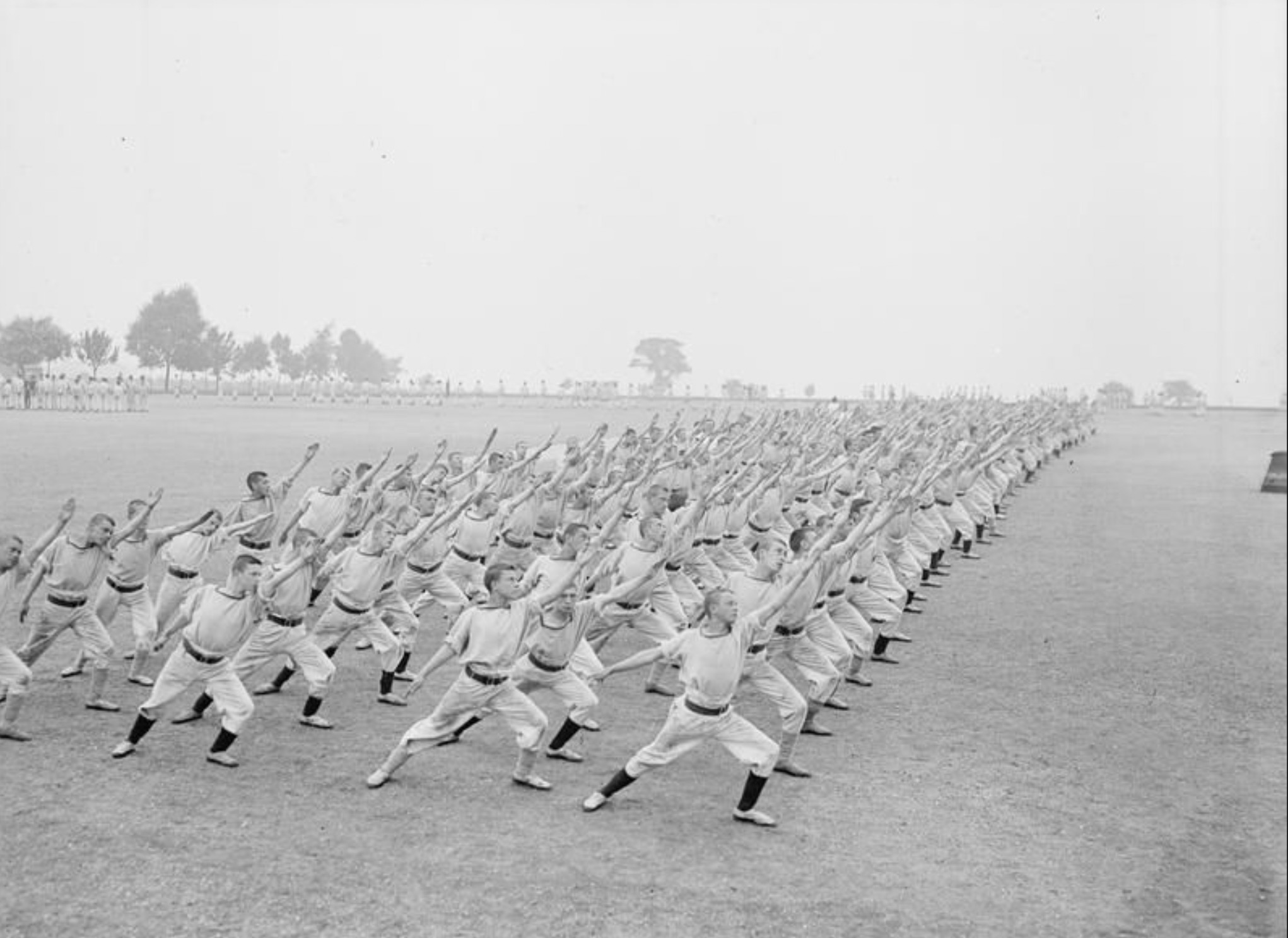 The British Royal Navy training.